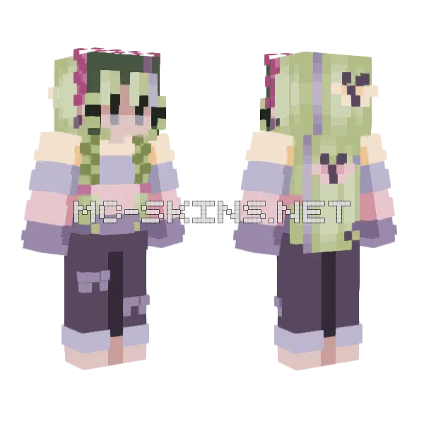 Serenity Te Minecraft skin, front and back