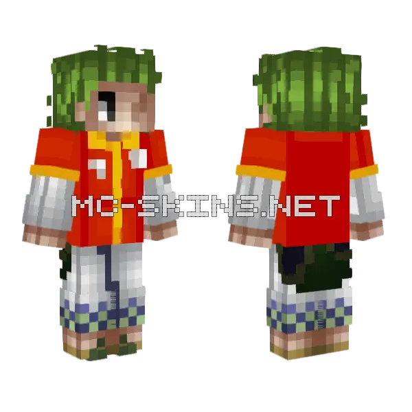 Serotonyx Oxxo Minecraft skin, front and back