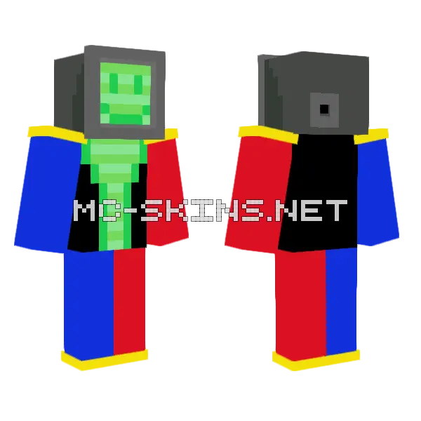 Server Skin Minecraft skin, front and back