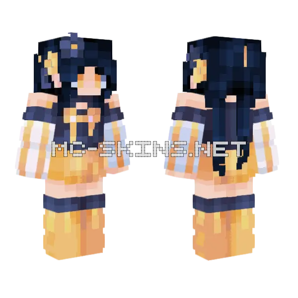Set Sail Marine CE Minecraft skin, front and back