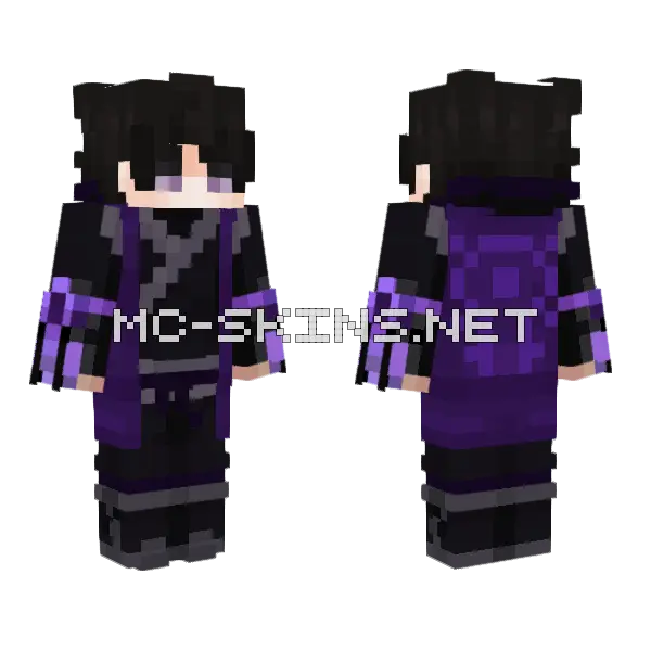 Sevenstrike Minecraft skin, front and back