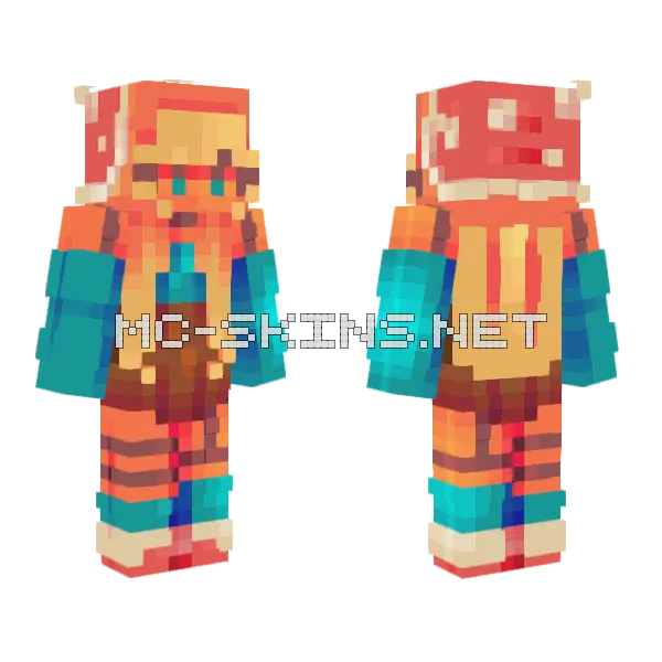 SF Attack 10 Minecraft skin, front and back