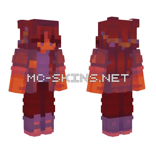 SF Attack 127 Minecraft skin, front and back