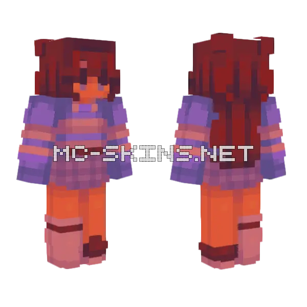 Sf Attack 18 Minecraft skin, front and back