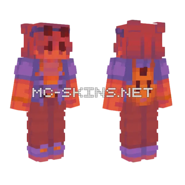 SF Attack 2 Minecraft skin, front and back