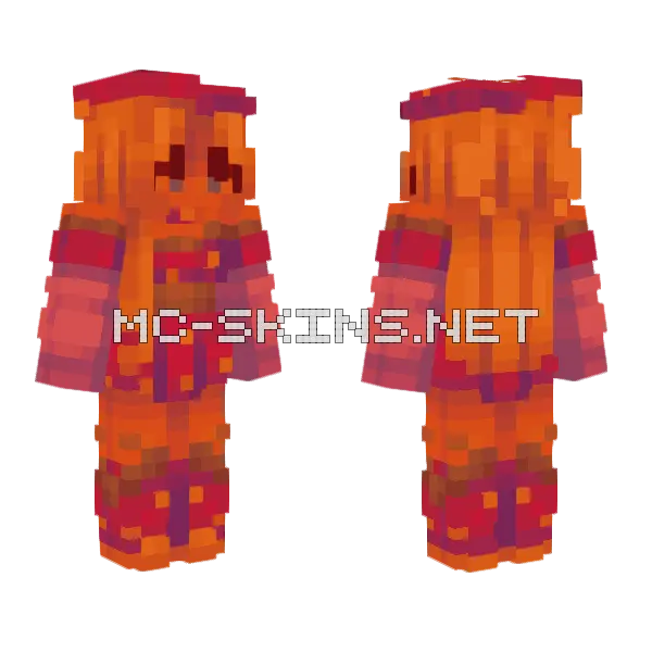 Sf Attack 205 Ff Minecraft skin, front and back