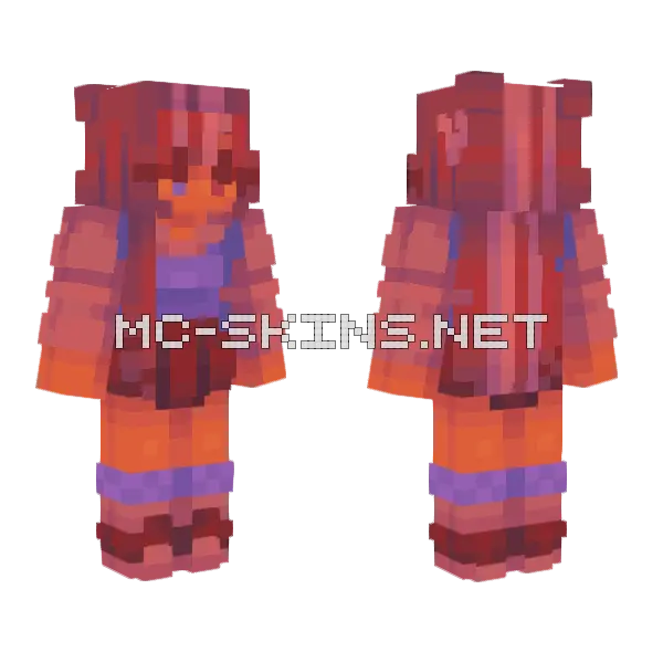 SF Attack 23 Minecraft skin, front and back