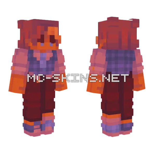 SF Attack 35 Minecraft skin, front and back
