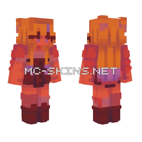 Sf Attack 40 Minecraft skin, front and back