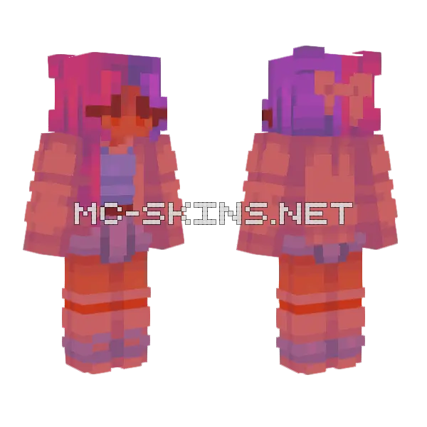 Sf Attack 48 Ff Minecraft skin, front and back