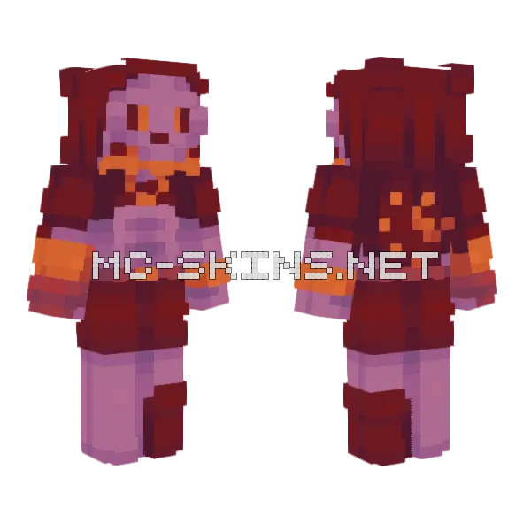 SF Attack 70 Minecraft skin, front and back
