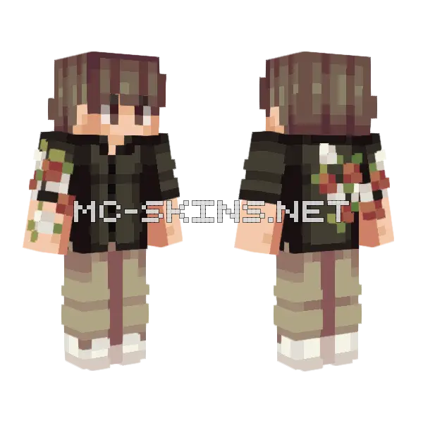 SF85 Dazzles Minecraft skin, front and back