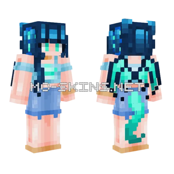 Sfa 6 Minecraft skin, front and back