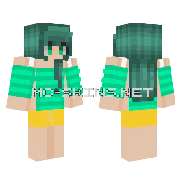 Shading Contest Minecraft skin, front and back