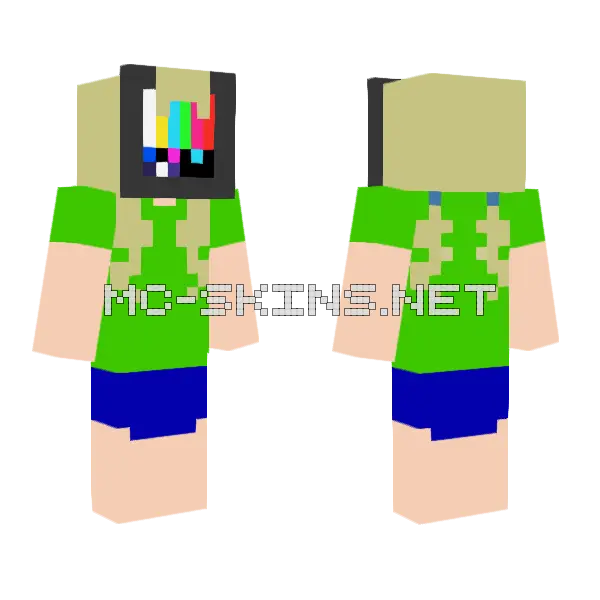 Shading Contest Minecraft skin, front and back