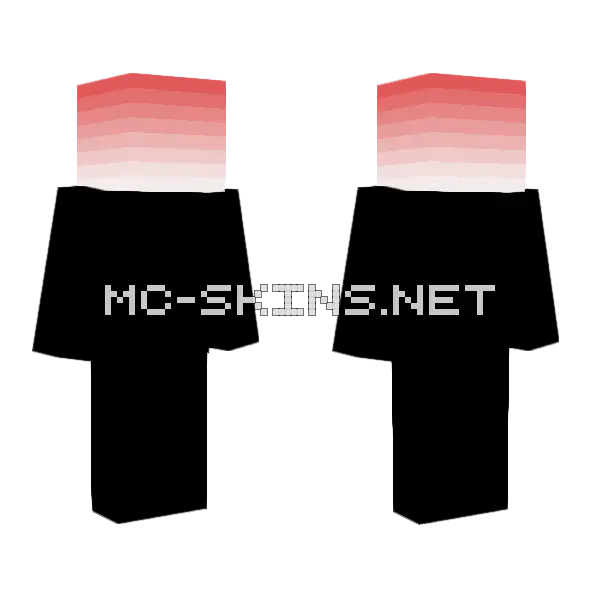 Shading Red Minecraft skin, front and back
