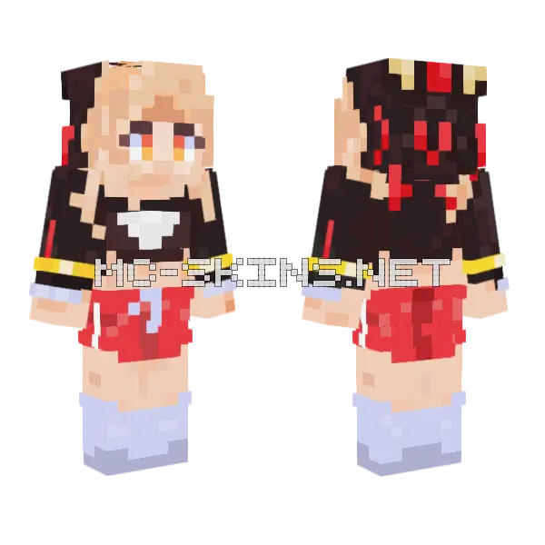 Shadow Brooke Minecraft skin, front and back
