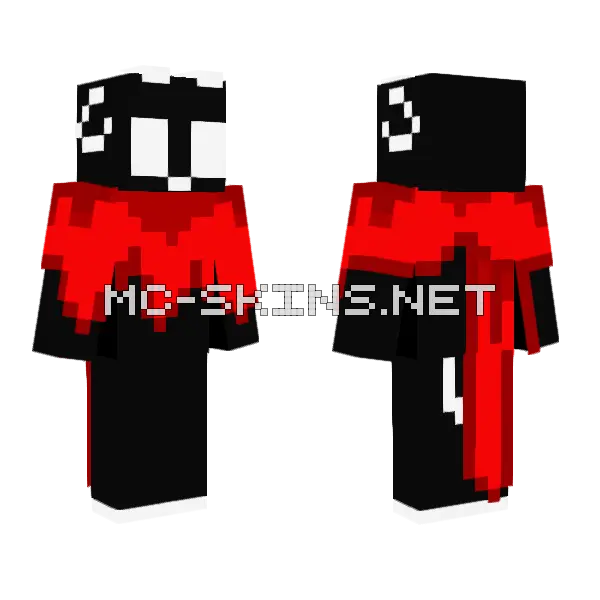 Shadow Deer Updated Minecraft skin, front and back
