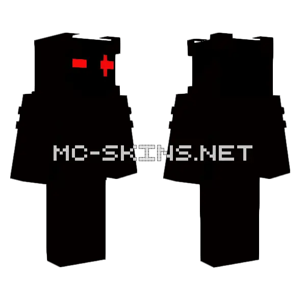 Shadow Fixed Minecraft skin, front and back