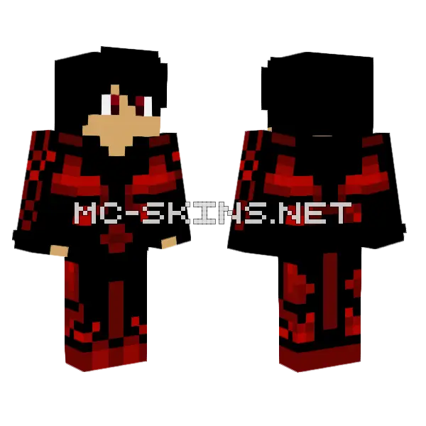 Shadow Fixed Skin Minecraft skin, front and back