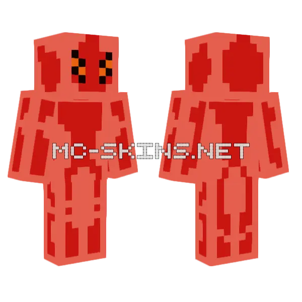 Shadow Goop Minecraft skin, front and back