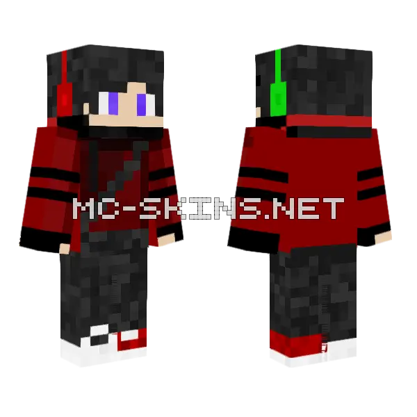 Shadow Hoodie Boy, front and back