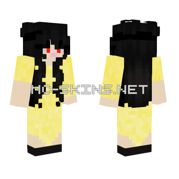 Shadow In Disguise Minecraft skin, front and back