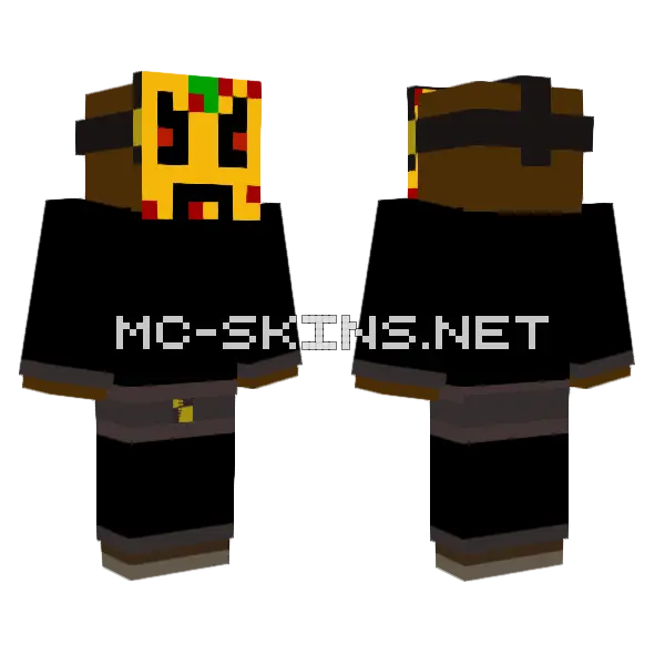 Shadowboykind Minecraft skin, front and back