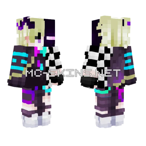 Shadows Of A New Time Minecraft skin, front and back