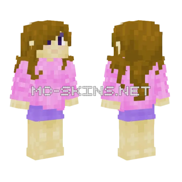Shadowwolf70 Remake Contest Entry Minecraft skin, front and back