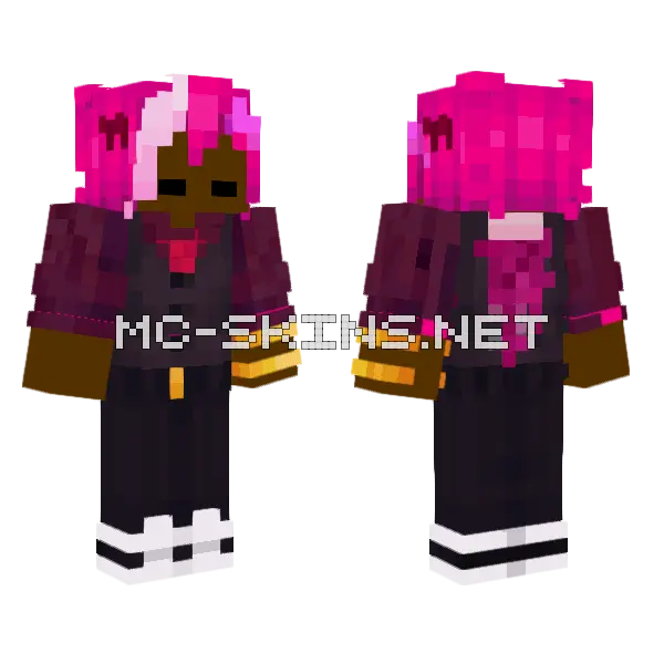Shady The Shop Keeper Minecraft skin, front and back