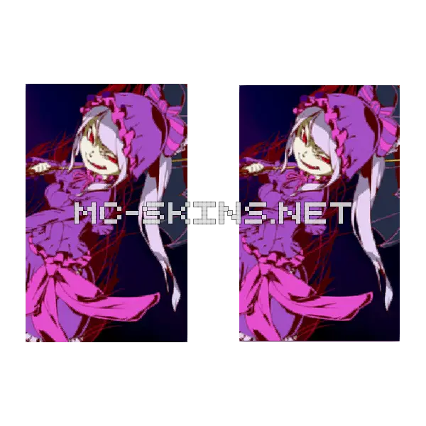 Shalltear Gothic Lolita cape, outside and lining