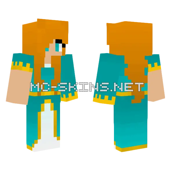 Shalon Minecraft skin, front and back