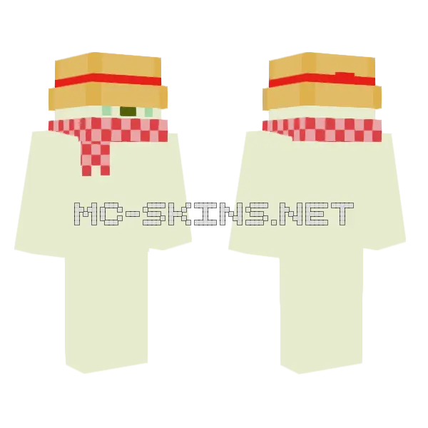 Shambles Edit Minecraft skin, front and back