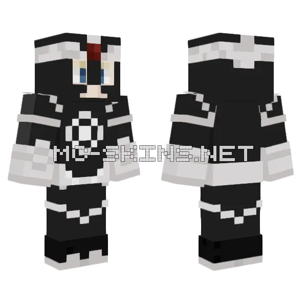 Sharp Black Suit, front and back