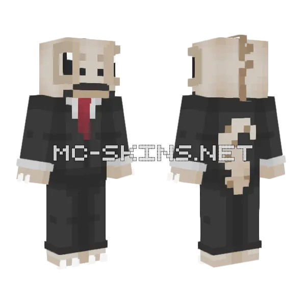 Gecko Wedding Suit, front and back