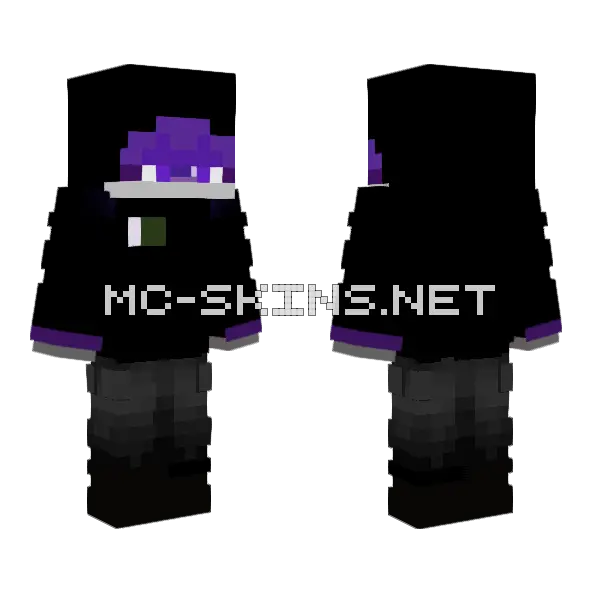 Sharpcombatx Minecraft skin, front and back
