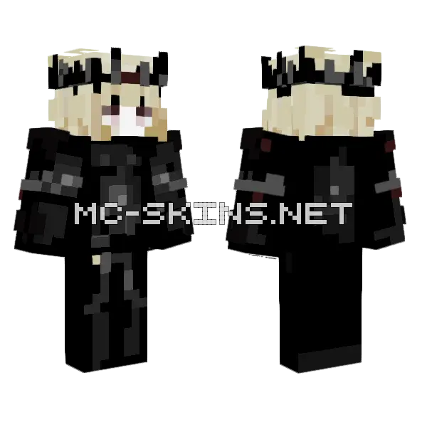 Sharpness Black Outfit, front and back