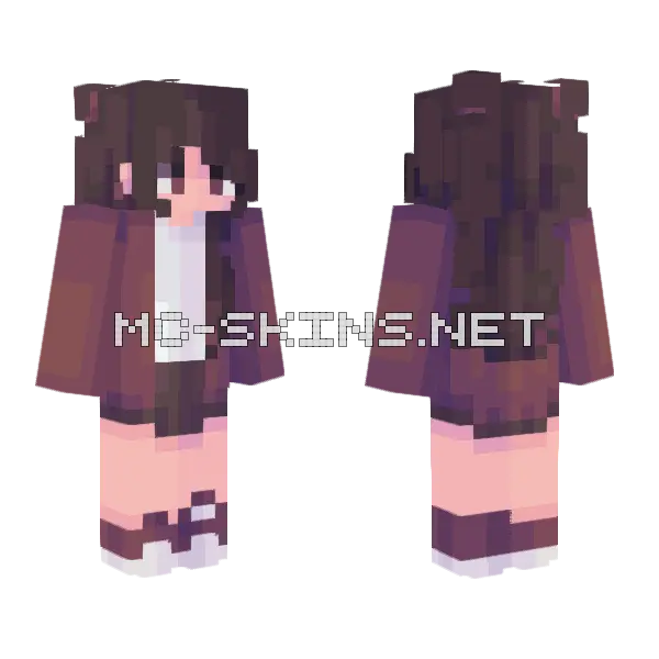 Shattered Frame of Mind Minecraft skin, front and back