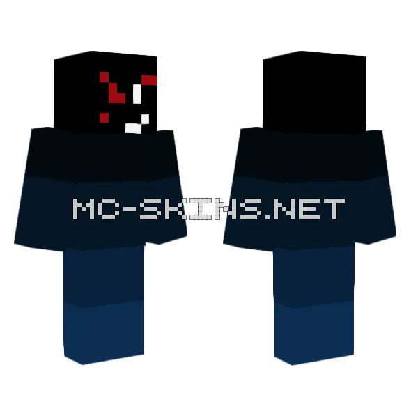 Shattered Stratosfear Adventure Minecraft skin, front and back