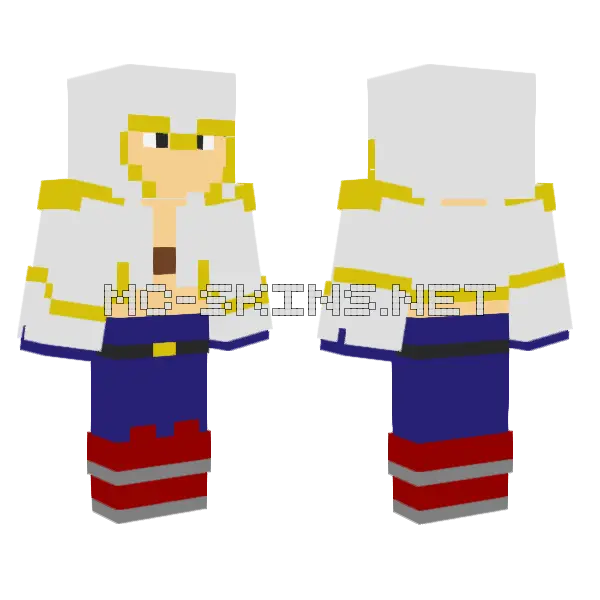 Shaudo 1 Hood Minecraft skin, front and back