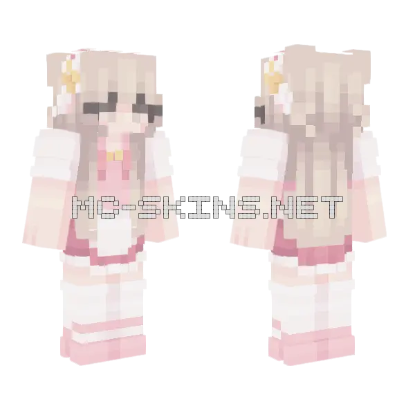 Sheep At The Cafe Minecraft skin, front and back