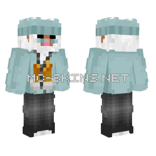 Sheep Pancape Minecraft skin, front and back