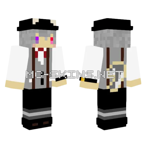 Sheepgg Minecraft skin, front and back