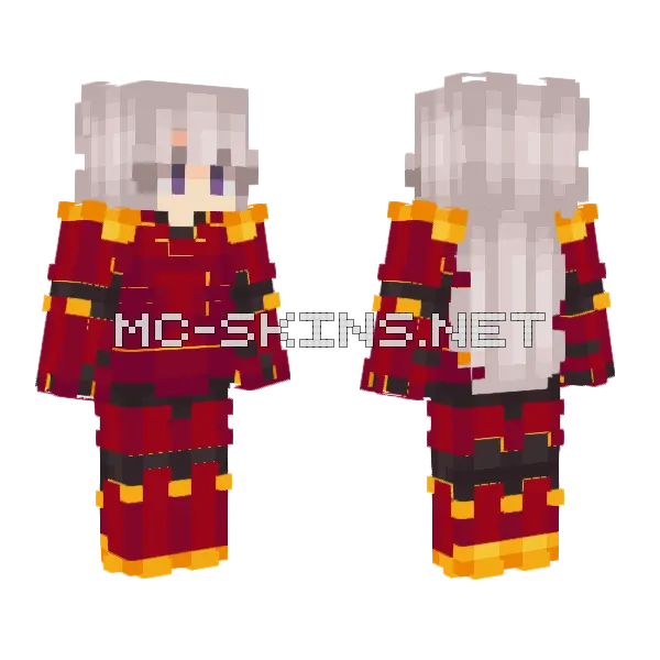 Shelina Hockey Jersey Minecraft skin, front and back