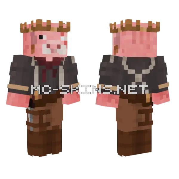 Sherif Sherman Thompson Minecraft skin, front and back