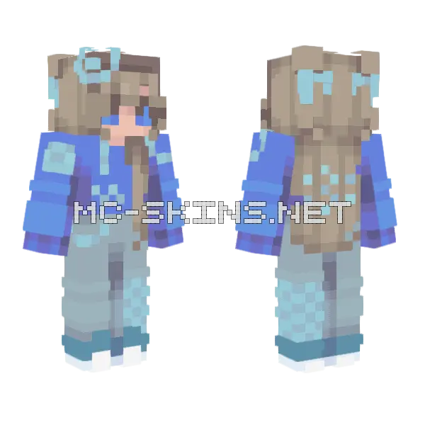 Shes Just In The Background Minecraft skin, front and back