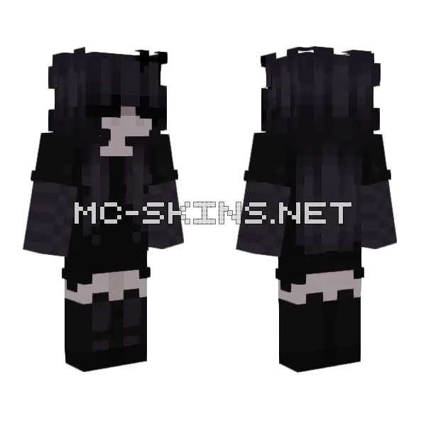 Shes Not There Minecraft skin, front and back