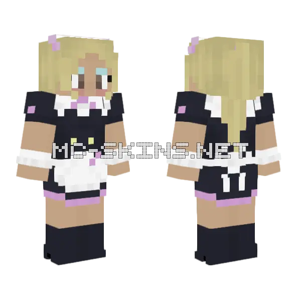 Shiipon Minecraft skin, front and back