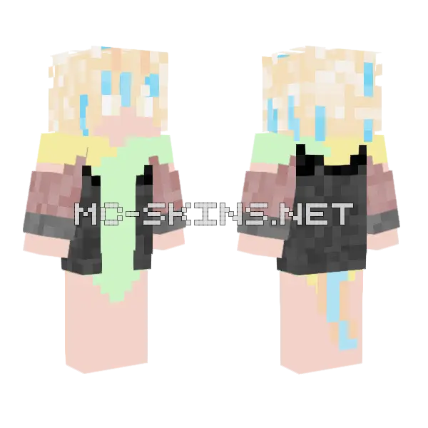 Shimai Minecraft skin, front and back